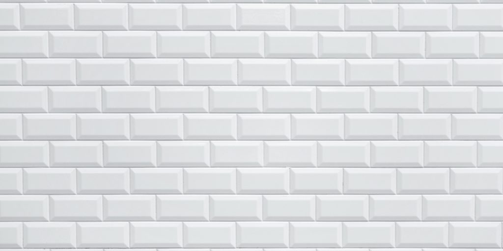 White ceramic brick tile wall background seamless wall pattern